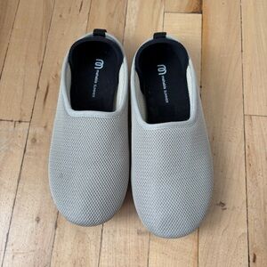 MAHABIS Women's 7 Summer Slippers Mesh Slip-On Shoes Gray Black Comfort EU 37